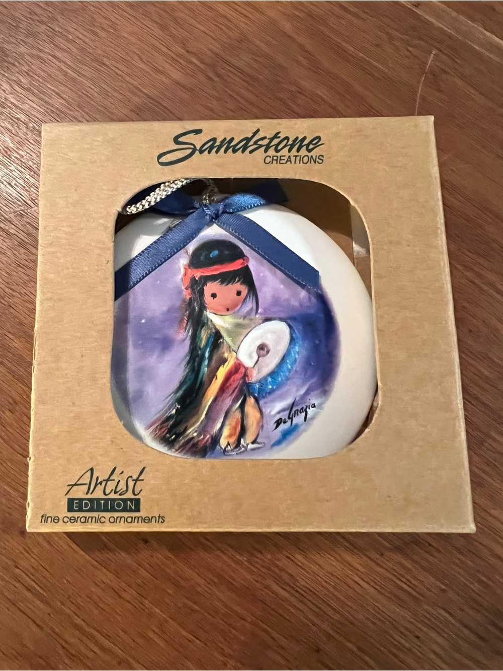 Sandstone Creations Ceramic Ornament Hand-Painted Artist Edition-NWT